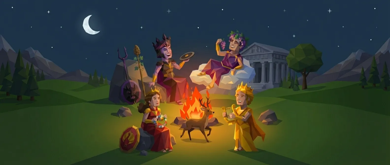 에니어그램 9가지 성격 유형을 나타내는 그리스 신화 캐릭터들